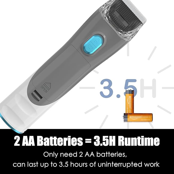 Pet Grooming Kit with 3.4L Oversized Vacuum Suction - 99% Pet Hair Removal - Professional Dog Clippers &amp; Shedding Tools for Cats, Teddy, Poodle, Golden Retrievers