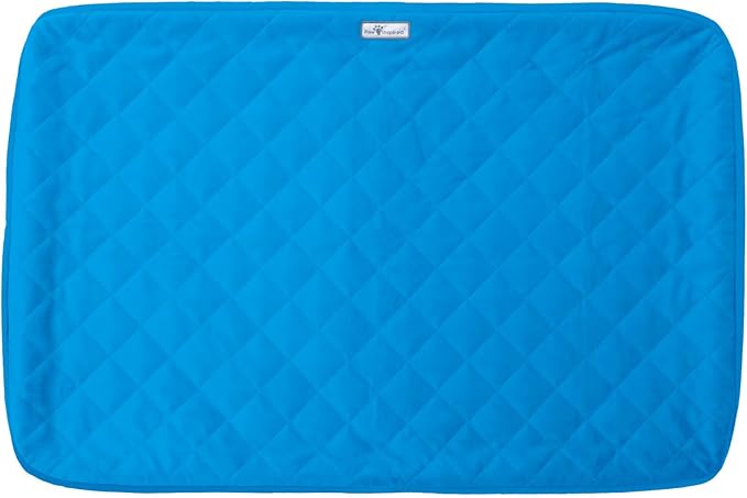 Paw Inspired Fitted Fleece Liner for Ferret Nation, Critter Nation Cage for Ferrets, Rats, Chinchillas, Hedgehogs &amp; Other Small Animals (Blue, Bottom Pan Liner)