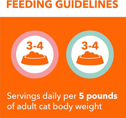 IAMS Perfect Portions Healthy Adult Wet Cat Food Pate, Salmon and Tuna Recipe Variety Pack, 2.6 oz. Twin-Pack Trays (24 Count, 48 Servings)