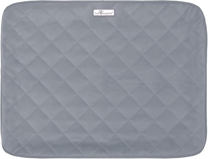 Paw Inspired Fitted Fleece Liner for Ferret Nation, Critter Nation Cage for Ferrets, Rats, Chinchillas, Hedgehogs &amp; Other Small Animals (Gray, Shelf Liner)