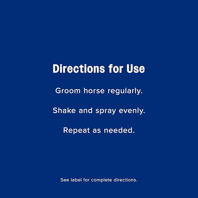 Farnam Endure Sweat-Resistant Fly Spray for Horses, Lasts Up to 14 Days, Protects Against Flies, Gnats, Mosquitoes, Ticks &amp; Lice, 32 oz.
