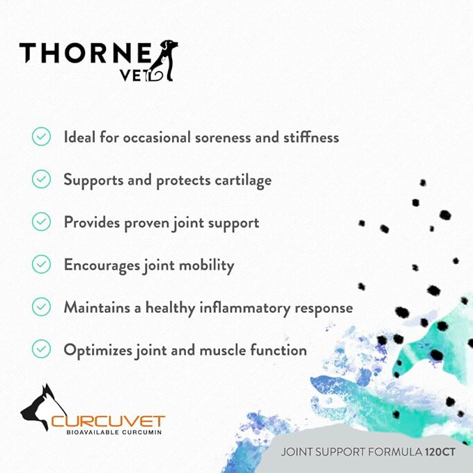 ThorneVET Joint Support Formula – Dog &amp; Cat Joint Health Support, 120 Soft Chews