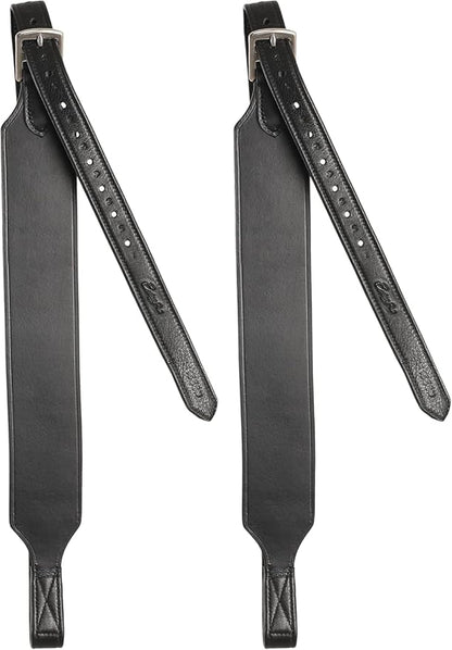 Exion Wide Stability Stirrup Leathers for English Saddles | Premium Cowhide Leather | Enhanced Leg Stability &amp; Comfort | Sizes: 48" to 62"