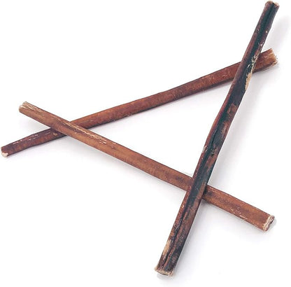 ValueBull Bully Sticks for Dogs, Medium 12 Inch, 50 Count - All Natural, Grass Fed, Single Ingredient, Long Lasting Dog Treats