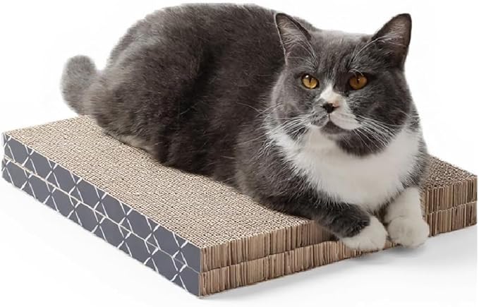 Hide &amp; Scratch: Cat Scratcher Pad Pack; Cat Scratch Pad Refills for Hide &amp; Scratch Scratcher Box (2 Pack)