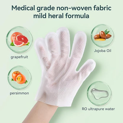 WLP Cleaning &amp; Deodorizing Glove Bath Wipes for Dogs and Cats, Hypoallergenic Nourish Fur Aloe Extract Jojoba Oil Pet Grooming Wipes for Daily and Travel (30 PCS)