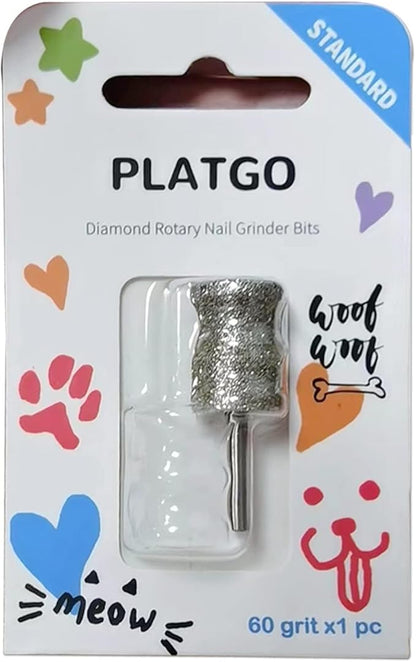Diamond Dremel Dog Nail Grinder Attachment, Diamond Rotory Bit for Dogs&amp;Pets Nail Care, 1/8&