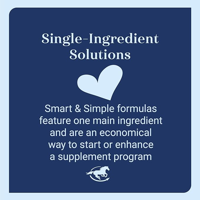 Smart &amp; Simple 99% Fat | Horse Weight Gain Supplement Supports Ideal Body Condition in Horses | Easy to Use &amp; Tasty High Fat Supplement Powder | 112 Servings | 14 lb Bag
