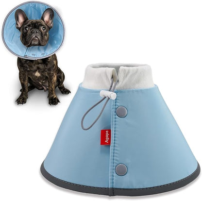 Agape Soft Dog Cone for Small Dogs &amp; Cats, Comfy Dogs Recovery Collar After Surgery, Adjustable E Collar Alternative to Stop Licking, Protective Elizabethan Collars for Pup, Comfortable Dog Cones