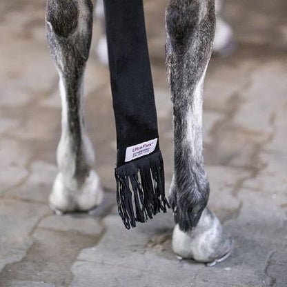 UltraFlex Tail Bag with Fringe | Color Black | Protects Horse Tails | Natural Feel Fringe | UV Protection | Easy to Clean | Stable Essential