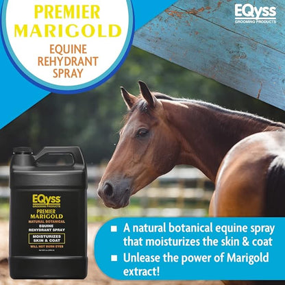 EQyss Premier Marigold Equine Coat Conditioning Spray - Moisturize Horse&