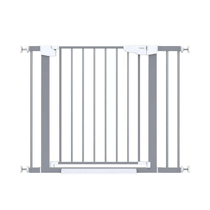 Cumbor 29.7"-40.6" Baby Gate for Stairs, Mom&