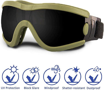 Medium Dog Sunglasses with Adjustable Strap UV Protection, Winproof Puppy Sunglasses, Suitable for Dogs Eyes Protection，Soft Dog Goggles