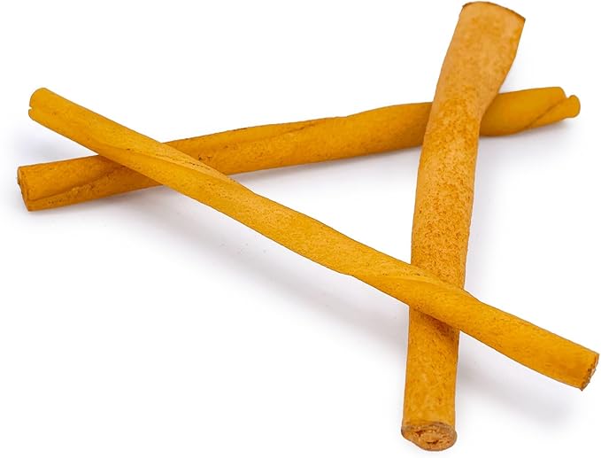 ValueBull USA - Rawhide Twists for Small Dogs, 5 Inch, Smoked, Varied Thicknesses, 50 Count - Natural &amp; Safe, USA Beef Hide, Long Lasting, Chemical Free, No Artificial Flavors