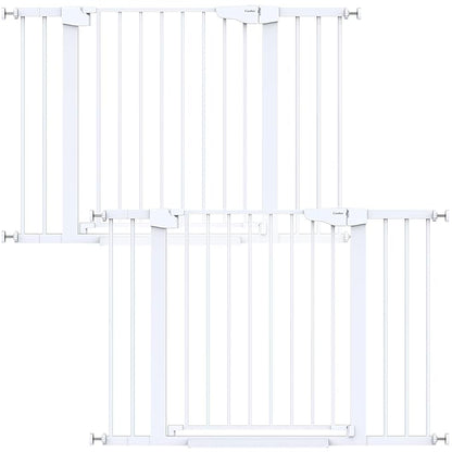 Cumbor 2 Pack 29.7-46" Baby Gate for Stairs, Mom&