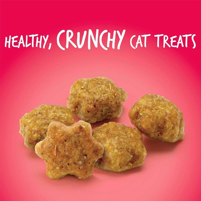 Fruitables Cat Treats Crunchy Salmon &amp; Cranberry Cat Treats Healthy Low Calorie, High Protein Wheat, Corn &amp; Soy Free 30 Ounces