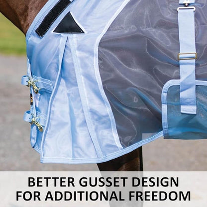 Schneiders Mosquito Mesh II Adjusta-Fit Horse Fly Sheets | Insect &amp; UV Protection for Horses | Durable 350D Mesh | Reflective Safety Stripes