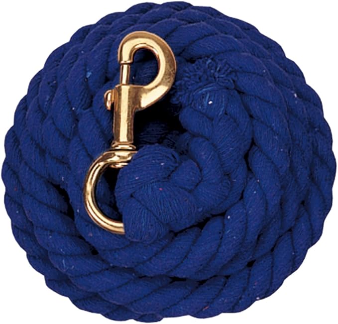 Weaver Equine Performance Lead Rope, Long Horse Lead Rope with Quick Halter Attachment, Soft Comfort Grip, Barn Horse Tack for Daily Use &amp; Showing
