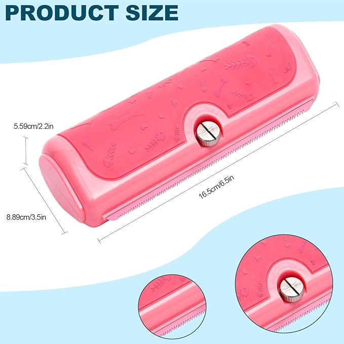 Professional Deshedding Brush for Pets – Grooming Brush for Dogs, Cats &amp; Horses – Shedding Control Comb to Reduce Pet Hair – Ergonomic, Easy Clean Pet Hair Remover Tool