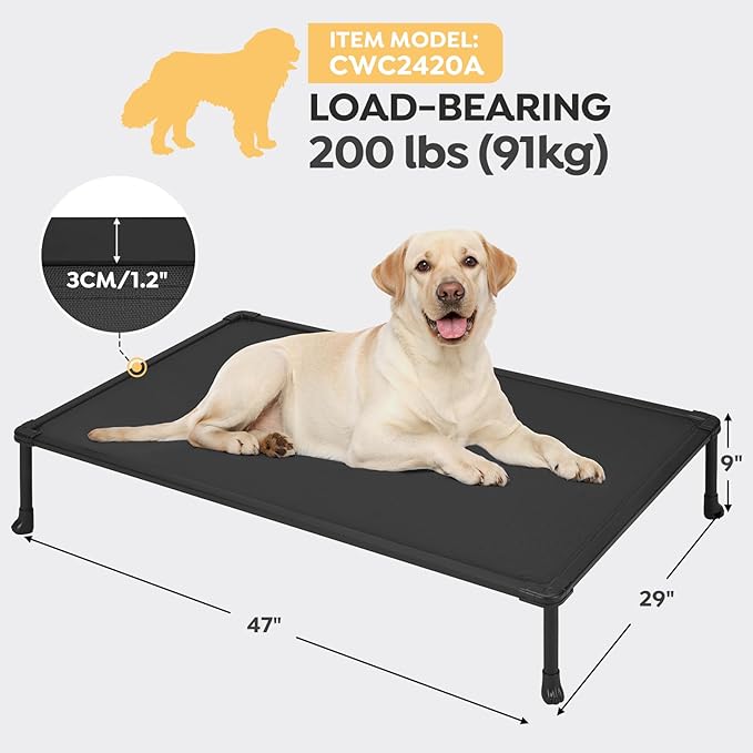 Veehoo Chew Proof Dog Bed - Large Dogs&