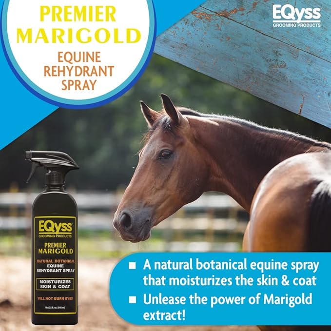 EQyss Premier Marigold Equine Coat Conditioning Spray - Moisturize Horse&