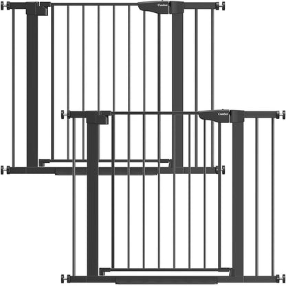 Cumbor 2 Pack 29.7-40.6" Baby Gate for Stairs, Mom&