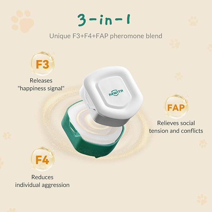 Cat Calming Diffuser for Travel – Pheromone Diffuser for Cats &amp; Kittens to Reduce Anxiety and Stress-Related Behaviors, No Electricity Needed, Long-Lasting Enhanced Calming Aid (2 Pack)