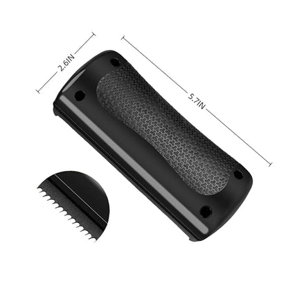 Deshedding Brush for Dogs &amp; Cats - Dual-Head Pet Grooming Tool with Ergonomic Handle, Gentle Hair Removal Brush for Horses, Rabbits