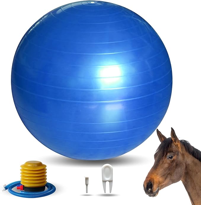 17 Inch Horse Play Ball - Anti-Burst Herding Ball for Play &amp; Training
