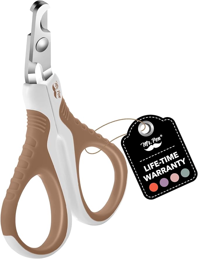 Mr. Pen Cat Nail Trimmer - Brown, Claw Clippers for Cats &amp; Kittens, Also Suitable for Small Dogs