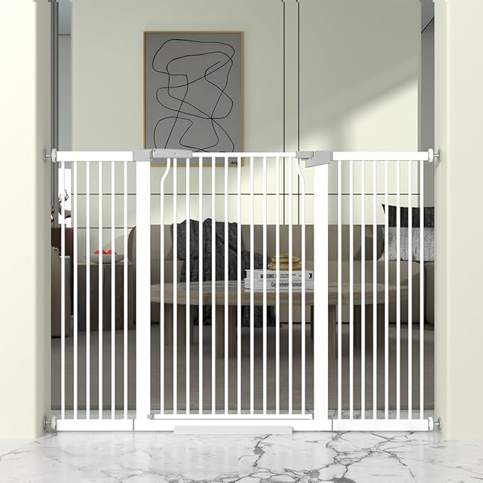41" Extra Tall Cat Gate for Doorway, 54.8-57.4&
