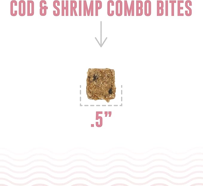 Icelandic+ Cod &amp; Shrimp Combo Bites Dog Treat 3.0-oz Bag