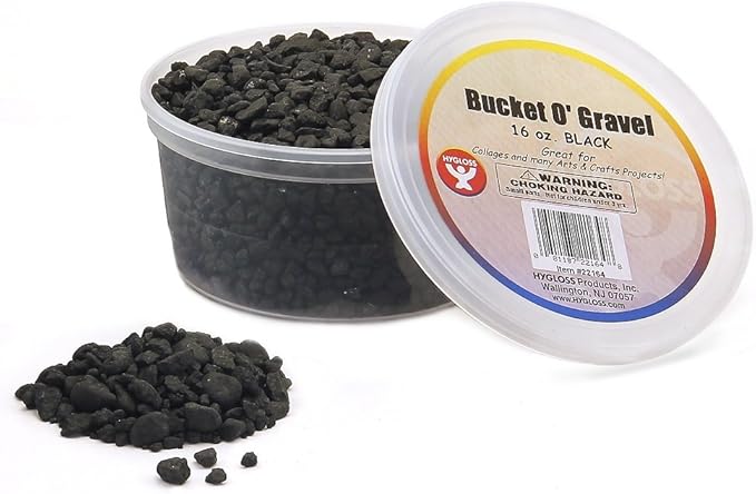 Hygloss Products Craft Rocks, Mini Stones for Art Projects - Bucket O&
