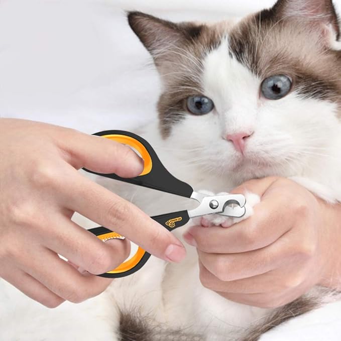 Cat Nail Clipper - Professional Cat Claw trimmer &amp; Cat Claw Clipper - Cat Nail Trimmers Suits All Small Animals such as Dogs, Cats, Puppies, Kittens, Birds, Hedgehogs, ferrets, rabbits, hamsters ..