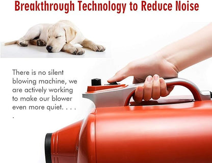 shernbao High Velocity Professional Dog Pet Grooming Hair Drying Force Dryer Blower 6.0HP (DHD-2400F)