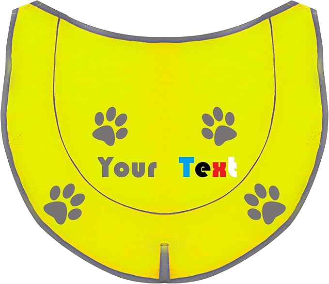 Custom Reflective Dog Vest Personalized High Visibility Reflective Jacket for Your Puppy Hunting Safety Gear with Elastic Strap &amp; Clasp, Comfortable, Perfect for Day and Night Walks!