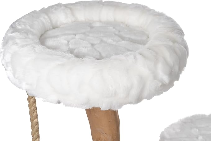Mau Lifestyle Luxury Cat Tree: Modern Cat Condo &amp; Luxury Wood Cat Tower; Natural Branch Scratching Tree &amp; Cat Condo; Cat Gifts by Mau