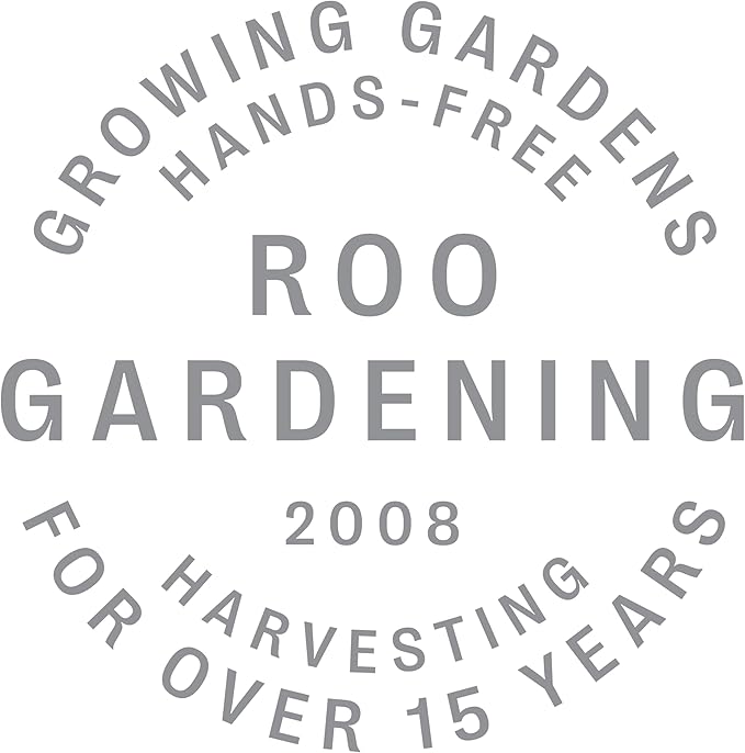 Roo Gardening Apron with Pockets &amp; Harvesting, Picking Pouch - Adjustable, Water-resistant, Washable Canvas Cotton