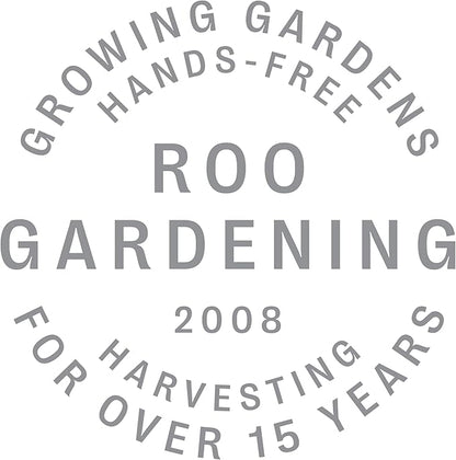 Roo Gardening Apron with Pockets &amp; Harvesting, Picking Pouch - Adjustable, Water-resistant, Washable Canvas Cotton