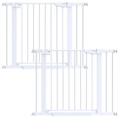 Cumbor 2 Pack 29.7-40.6" Baby Gate for Stairs, Mom&