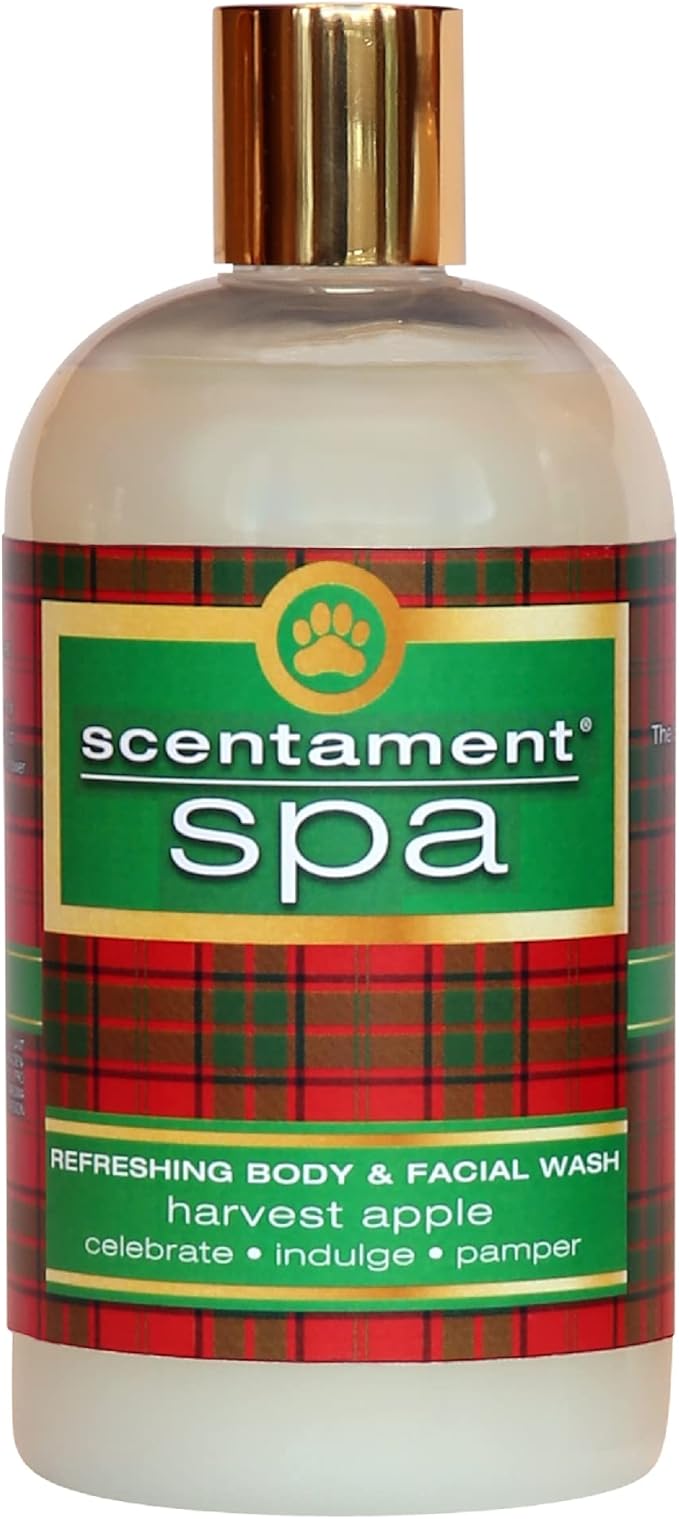 Best Shot Scentament Spa Seasonal Facial &amp; Body Wash, Harvest Apple, 16 oz