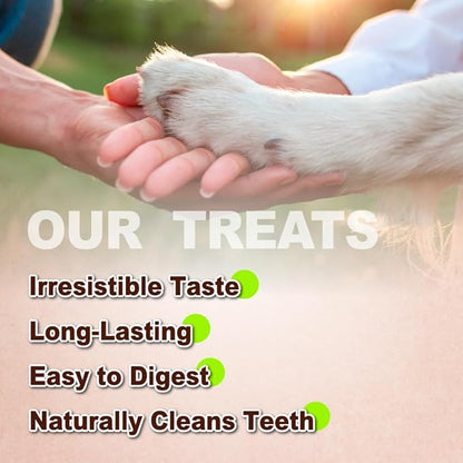 Afreschi Natural Turkey Tendon Bone (L) 10 oz, USA-Sourced Turkey Tendon, All Natural Puppy Chew, Hypoallergenic, Rawhide Alternative, for Large Breeds