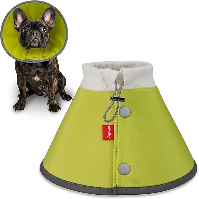 Agape Soft Dog Cone for Small Dogs &amp; Cats, Comfy Dogs Recovery Collar After Surgery, Adjustable E Collar Alternative to Stop Licking, Protective Elizabethan Collars for Pup, Comfortable Dog Cones