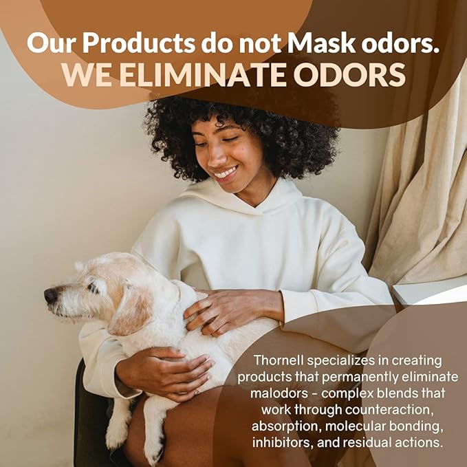 Thornell Dog Odor-Off Pet Odor Eliminator Soaker Bottle – 16 oz Ready to Use Dog Carpet Cleaner Soaker – Dog Urine Carpet Cleaner for Home, Glandular Secretions, Feces Odors on Carpet, Cages, &amp; More