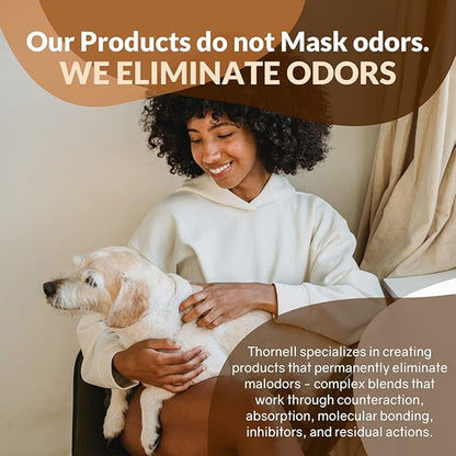 Thornell Dog Odor-Off Pet Odor Eliminator Soaker Bottle – 16 oz Ready to Use Dog Carpet Cleaner Soaker – Dog Urine Carpet Cleaner for Home, Glandular Secretions, Feces Odors on Carpet, Cages, &amp; More