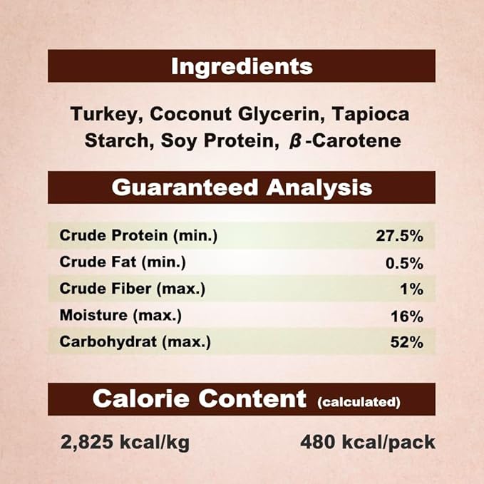 Afreschi Turkey β-Carotene Stick Dog Treats – 6 oz, USA-Sourced Trukey, All-Natural, Hypoallergenic, Low-Fat, Healthy &amp; Easily Digestible, Puppy &amp; Training Snack