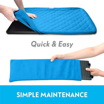 Paw Inspired Fitted Fleece Liners for Ferret Nation, Critter Nation Cage for Ferrets, Rats, Chinchillas, Hedgehogs &amp; Other Small Animals (Blue, Double Unit Combo)