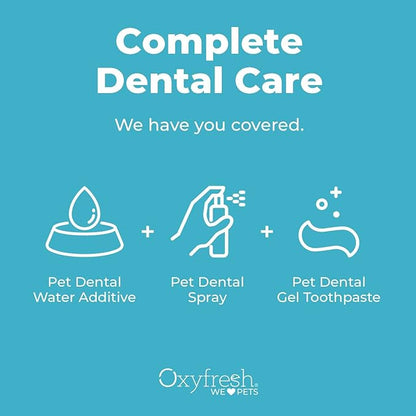 Oxyfresh Advanced Pet Dental Spray – Instant Dog and Cat Fresh Breath: Easiest No Brushing Pet Dental Solution for Dogs and Cats – Best Way to Fight Plaque, Keep Teeth &amp; Gums Healthy, 8oz.