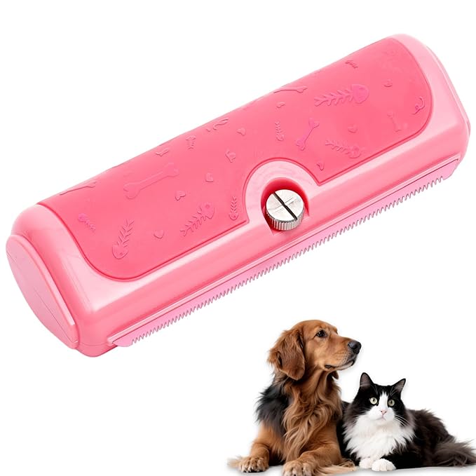 Professional Deshedding Brush for Pets – Grooming Brush for Dogs, Cats &amp; Horses – Shedding Control Comb to Reduce Pet Hair – Ergonomic, Easy Clean Pet Hair Remover Tool