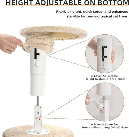 Made4Pets Floor to Ceiling Cat Tree 93-106&